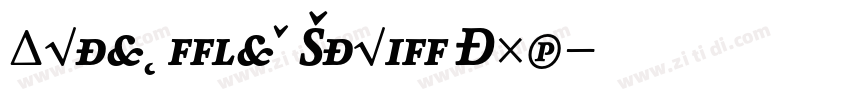 Dream Han Serif Exp字体转换